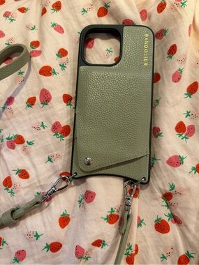 Bandolier 14 Pro Max Leather Crossbody Phone 📱 Case